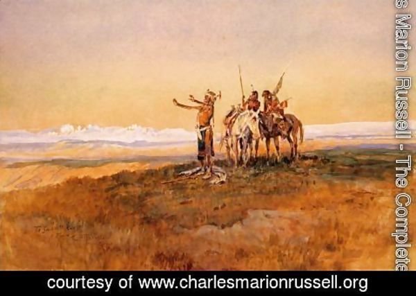 Charles Marion Russell - Invocation to the Sun
