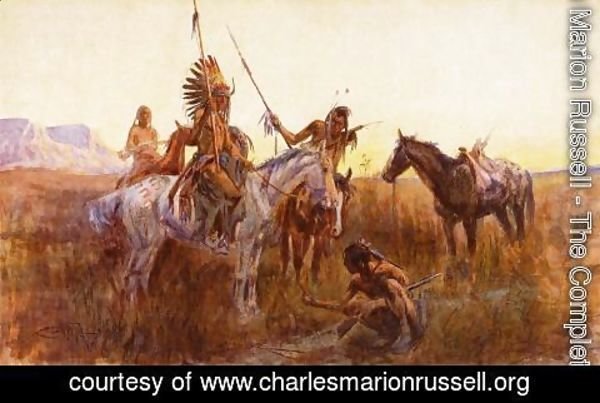 Charles Marion Russell - The Lost Trail