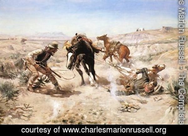 Charles Marion Russell - The Cinch Ring