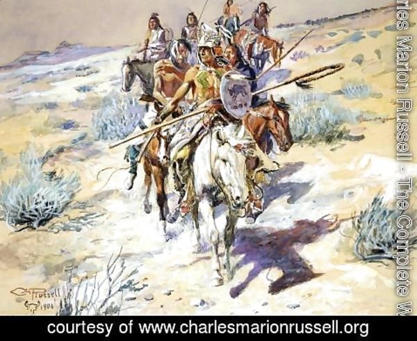 Charles Marion Russell - Return of the Warriors