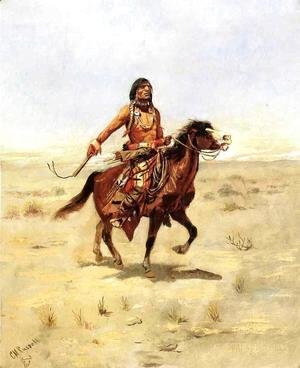 Charles Marion Russell - Indian Rider