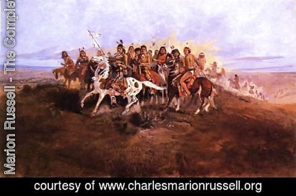 Charles Marion Russell - The War Party