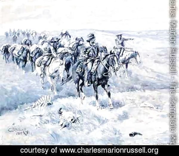 Charles Marion Russell - The First Trappers