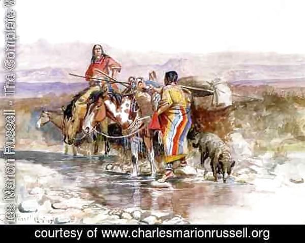 Charles Marion Russell - Thirsty