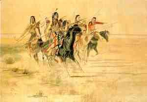 Charles Marion Russell - Indian Hunt