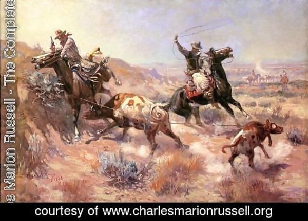 Charles Marion Russell - A Serious Predicament