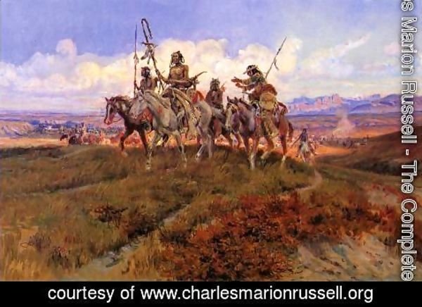 Charles Marion Russell - The Wolfmen