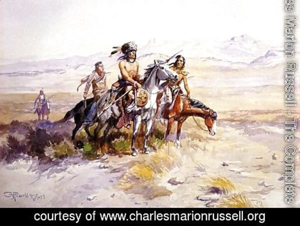 Charles Marion Russell - In Enemy Country