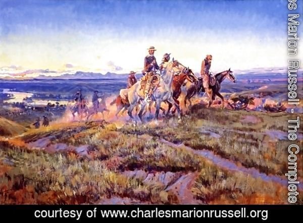 Charles Marion Russell - Men of the Open Range