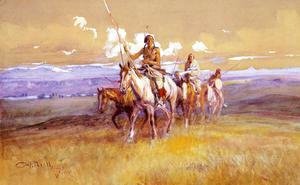 Charles Marion Russell - Indian Party