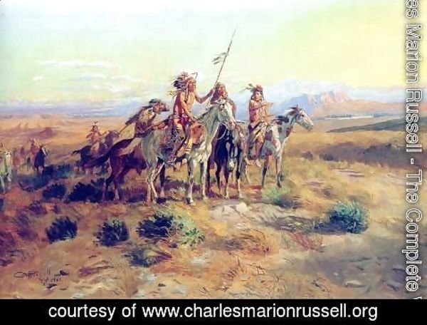 Charles Marion Russell - The Scouts