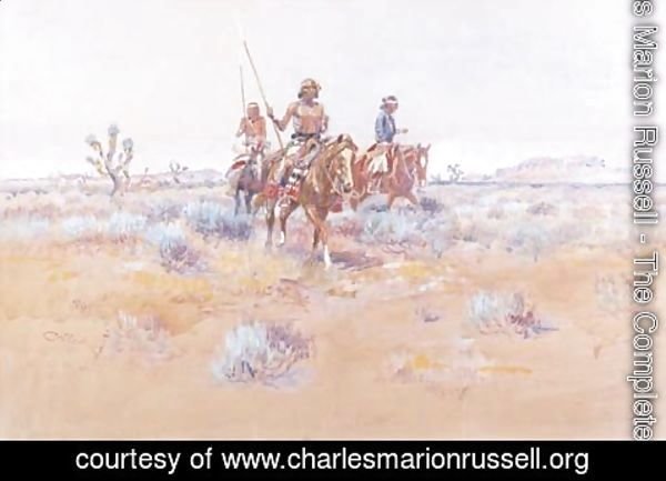 Charles Marion Russell - The Navajos