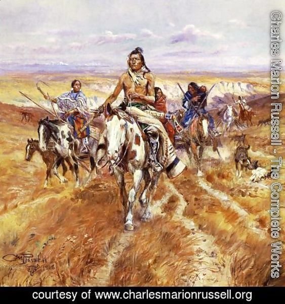 Charles Marion Russell - When the Plains Were His