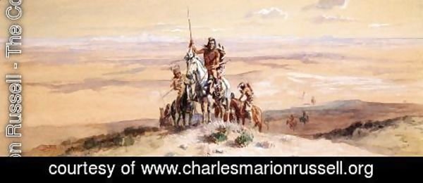 Charles Marion Russell - Indians on Plains