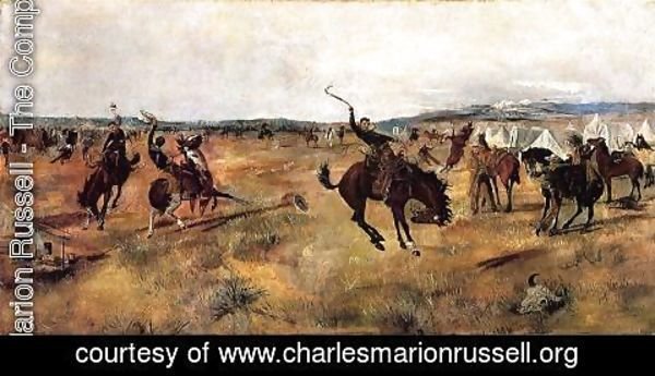 Charles Marion Russell - Breaking Camp