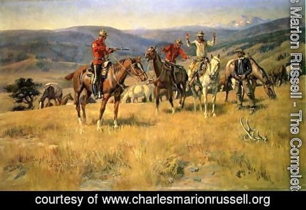 Charles Marion Russell - When Law Dulls the Edge of Chance