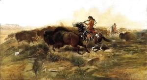 Charles Marion Russell - Wild Meat for Wild Men
