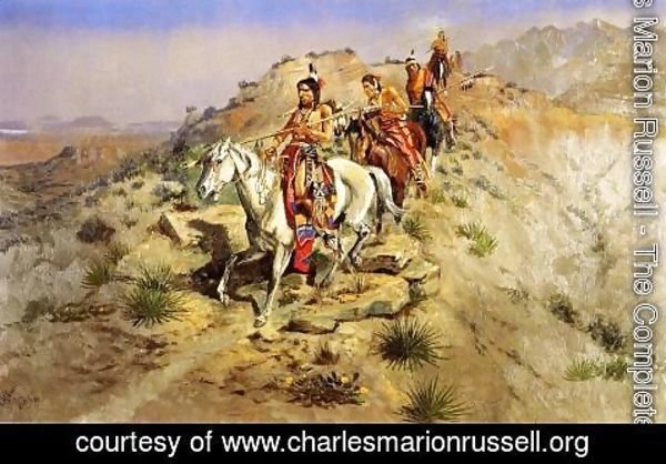 Charles Marion Russell - On the Warpath