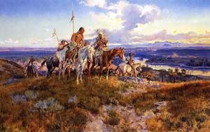 Charles Marion Russell - Wagons