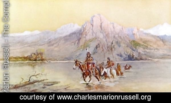 Charles Marion Russell - Crossing the Missouri, #1